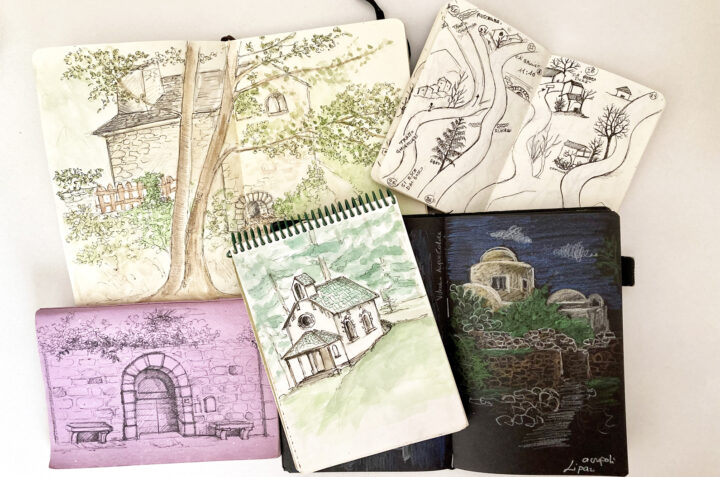 Alcuni taccuini di viaggio per appuntare emozioni